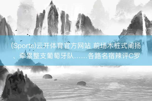 (Sports)云开体育官方网站 前场木桩式阐扬、牵累整支葡萄牙队……各路名宿辣评C罗